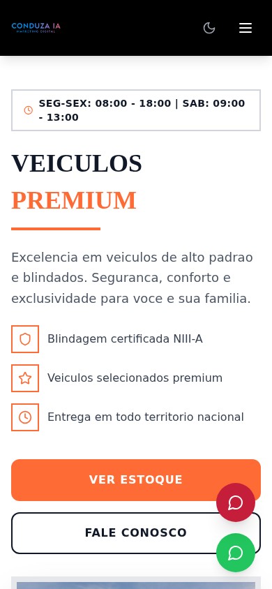 Dark Luxo mobile